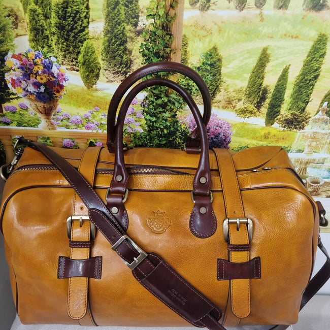 Italian Genuine Leather Travel Bag– TORO FIRENZE